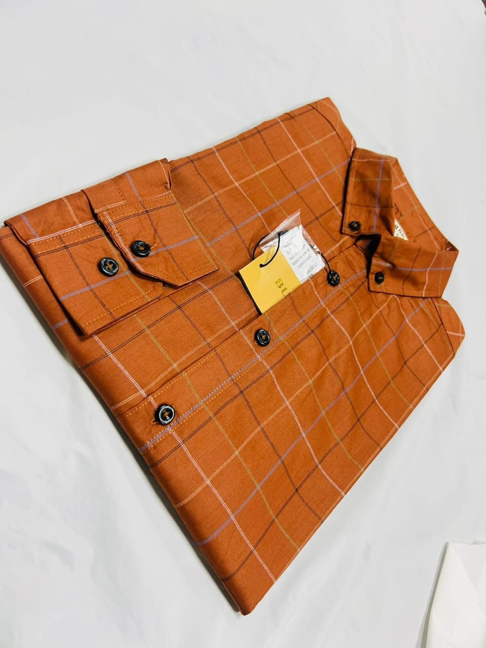 Exclusive Full Slee v  e Check Formal and Casual Shirt for Men